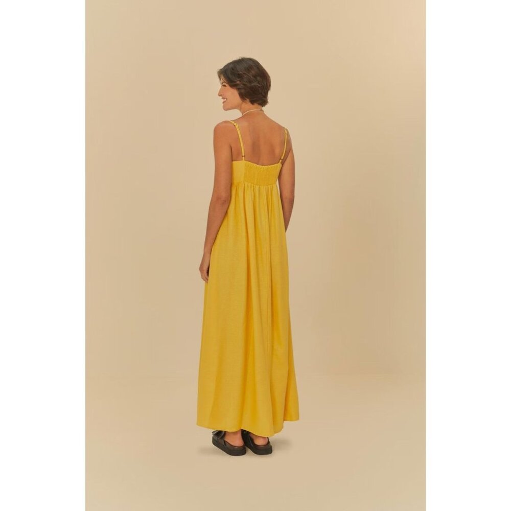 FARM Rio Yellow Maxi Dress - Picture 4 of 16